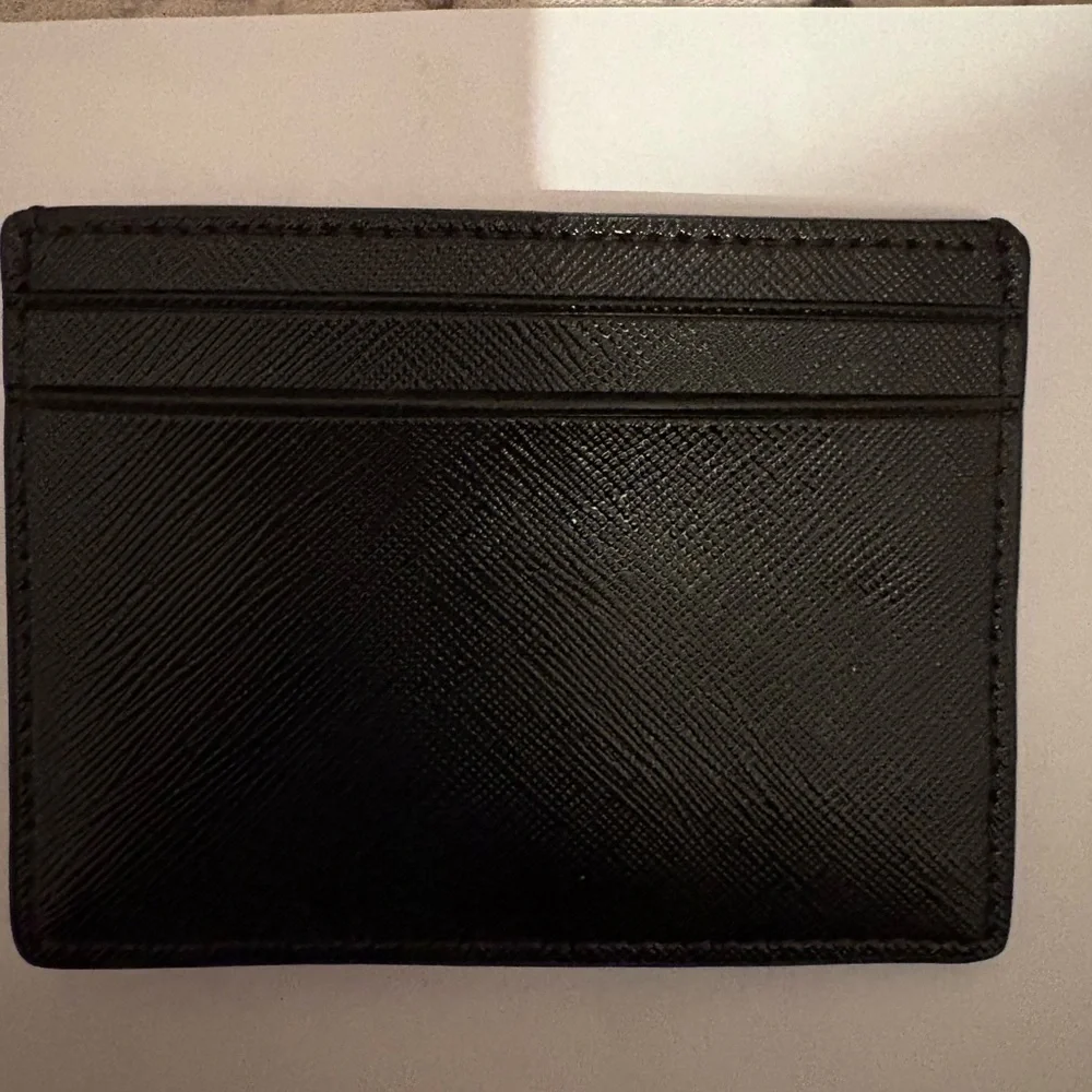 Kate Spade Black Leather Card Case